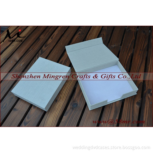 Fabric Linen Photo Album Book Packaging Box